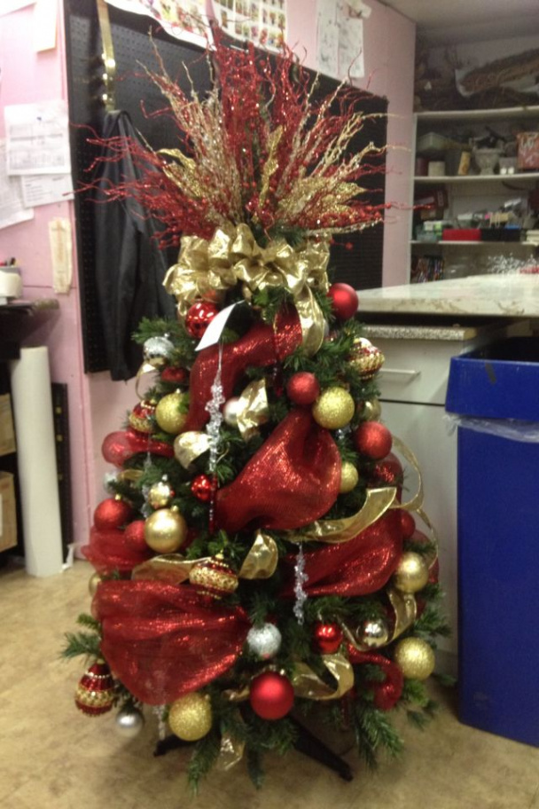 A  ft Christmas tree that I decorated for a customer