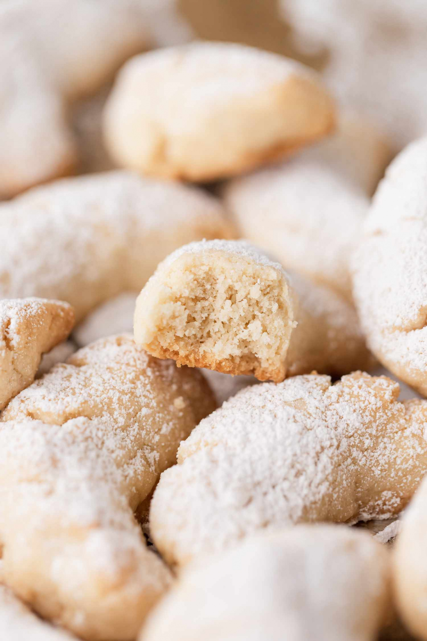 Almond Crescent Cookies