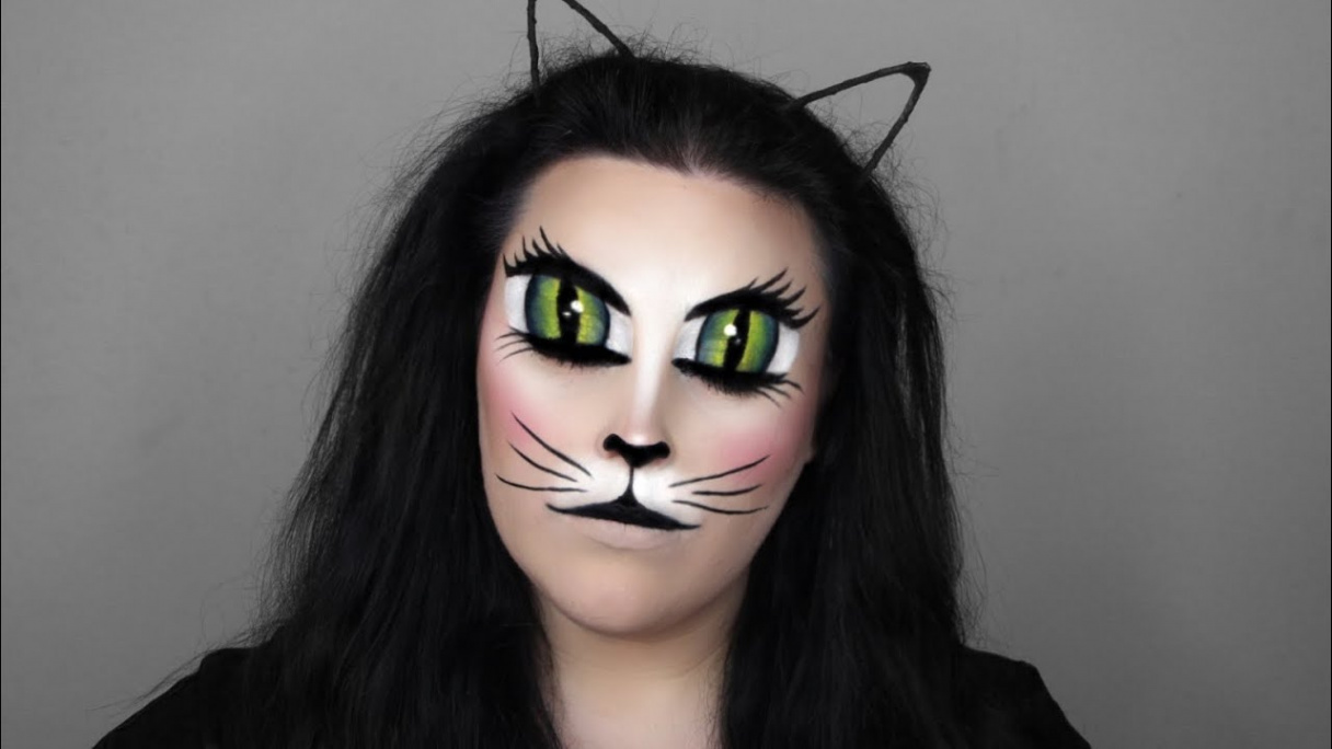 ANIME CAT ILLUSION  EASY HALLOWEEN MAKEUP TUTORIAL