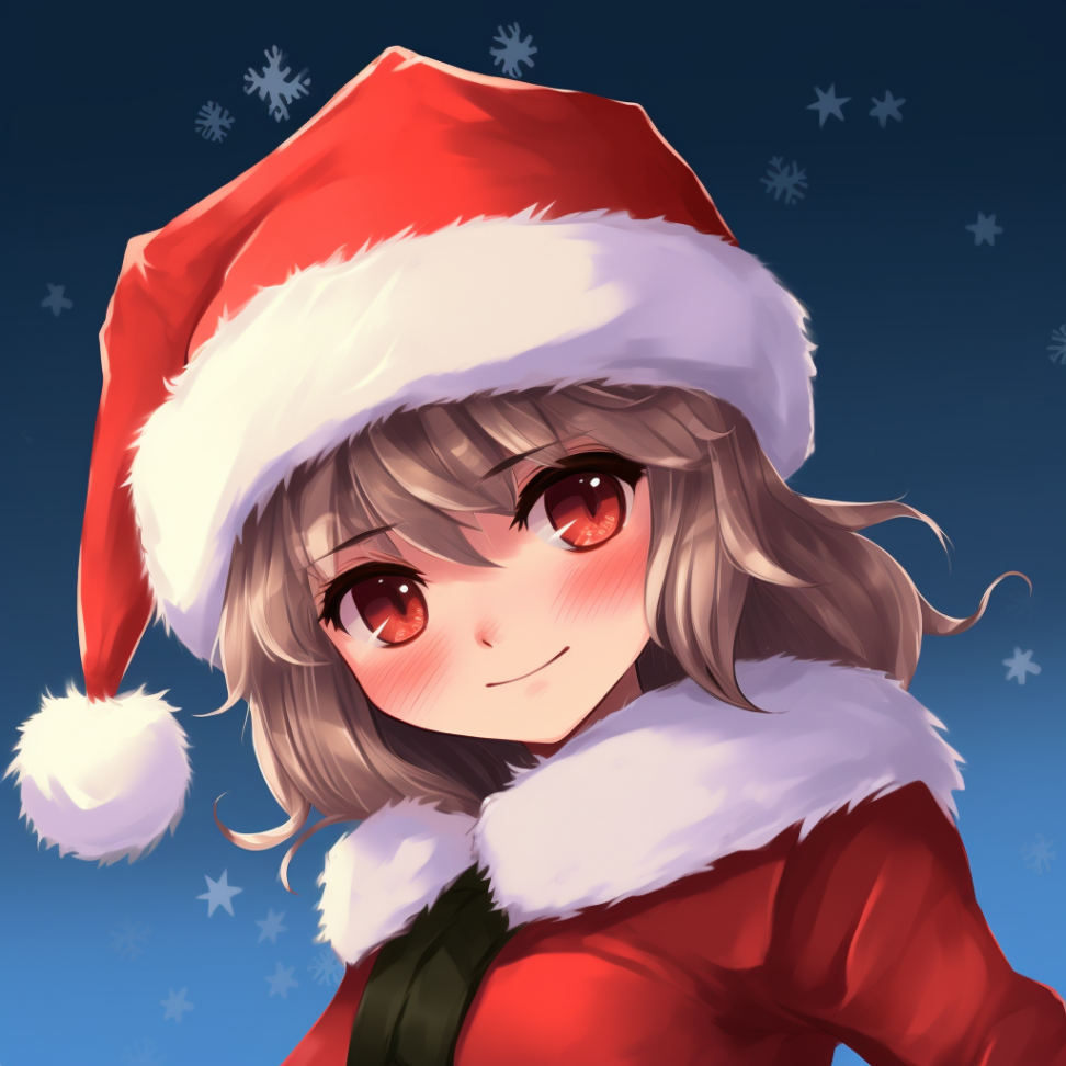 Anime Christmas Elf Cute - Anime Christmas Pfp Optimized Space