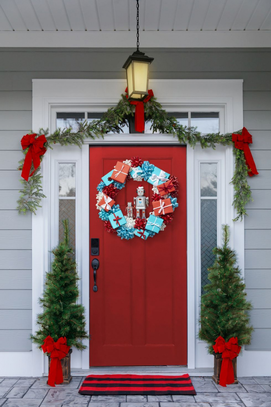 + Best DIY Christmas Door Decorations - How to Decorate Your