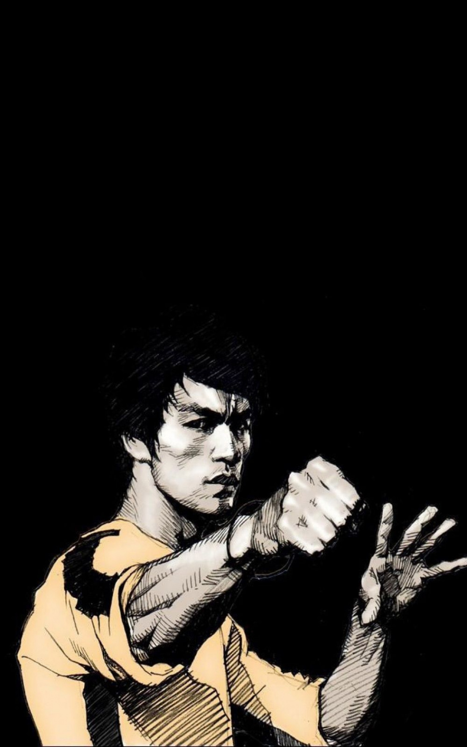 Bruce Lee Punch iPhone  Plus HD Wallpaper