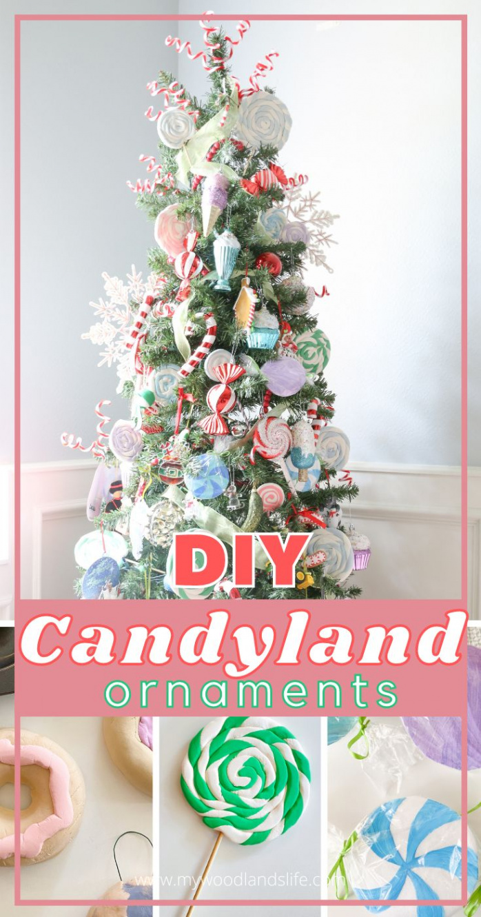 Candyland Christmas Tree Reveal and Donut Ornaments Too! - My