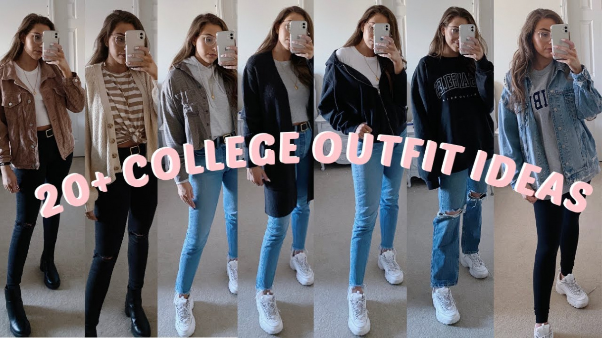 + CASUAL COLLEGE OUTFIT IDEAS  SPRING & WINTER  LOOKBOOK