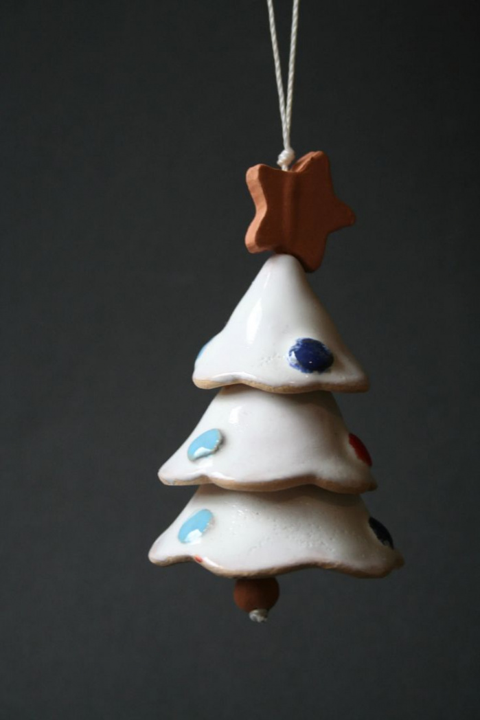 Ceramic Christmas Ornaments Handmade Ceramic Christmas Bells