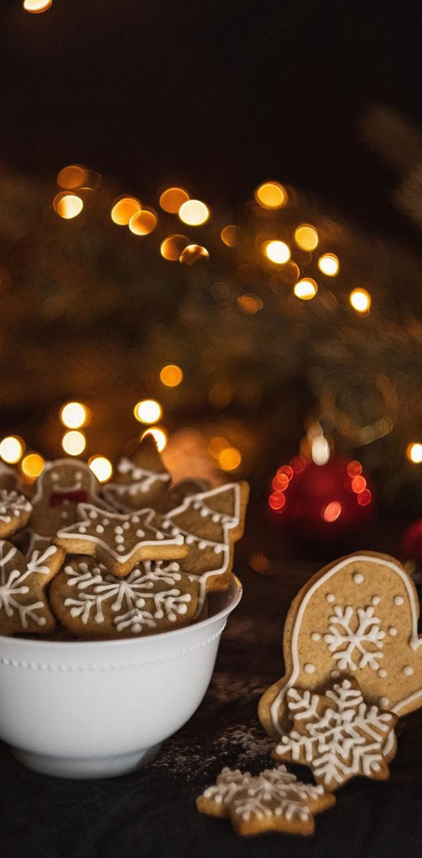 Christmas cookies wallpaper by Sendrew - Download on ZEDGE™  e