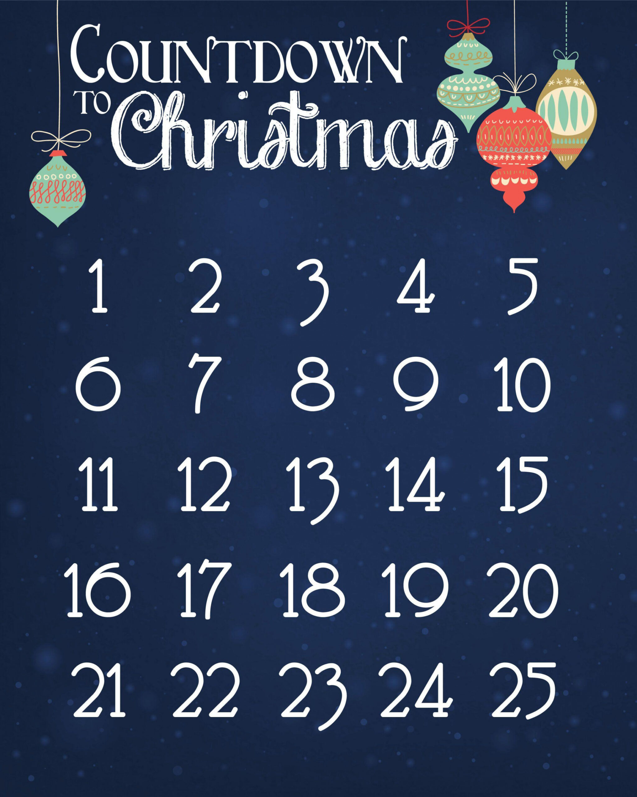 Christmas Countdown Wallpapers - Wallpaper Cave