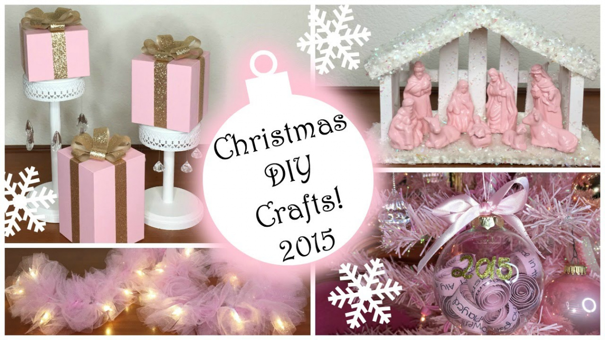 Christmas DIY Crafts ! ♡ PART  ♡ Pink Christmas Decorations