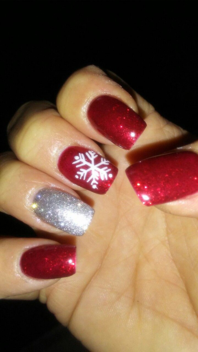 Christmas Nails 🎄  Xmas nails, Chistmas nails, Nails