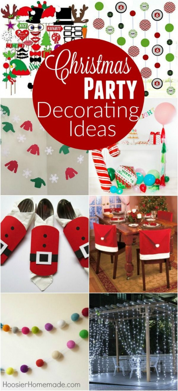 Christmas Party Decorating Ideas  Christmas party table