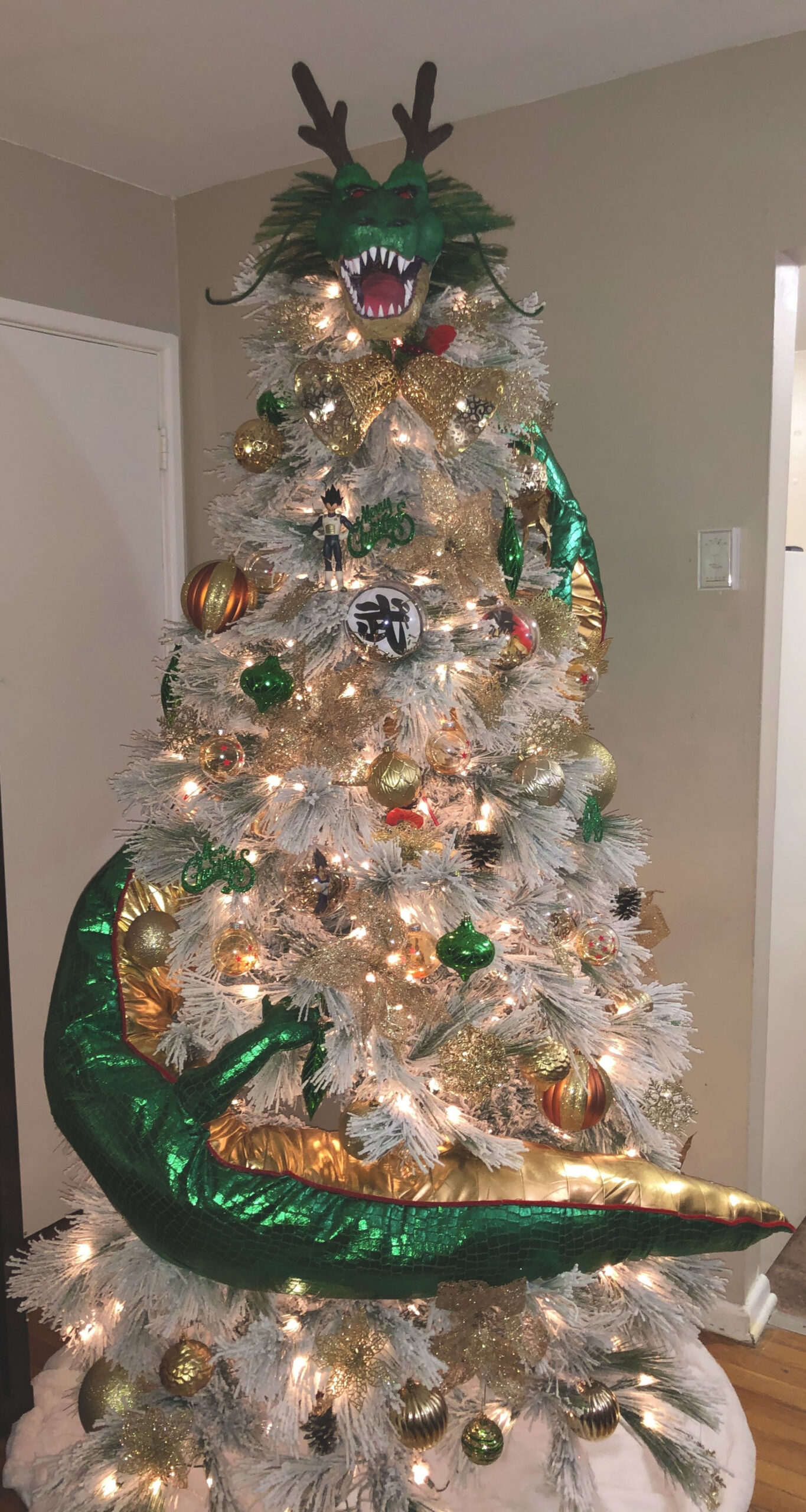 Christmas tree Dragon ball z  Dragon ball z christmas tree