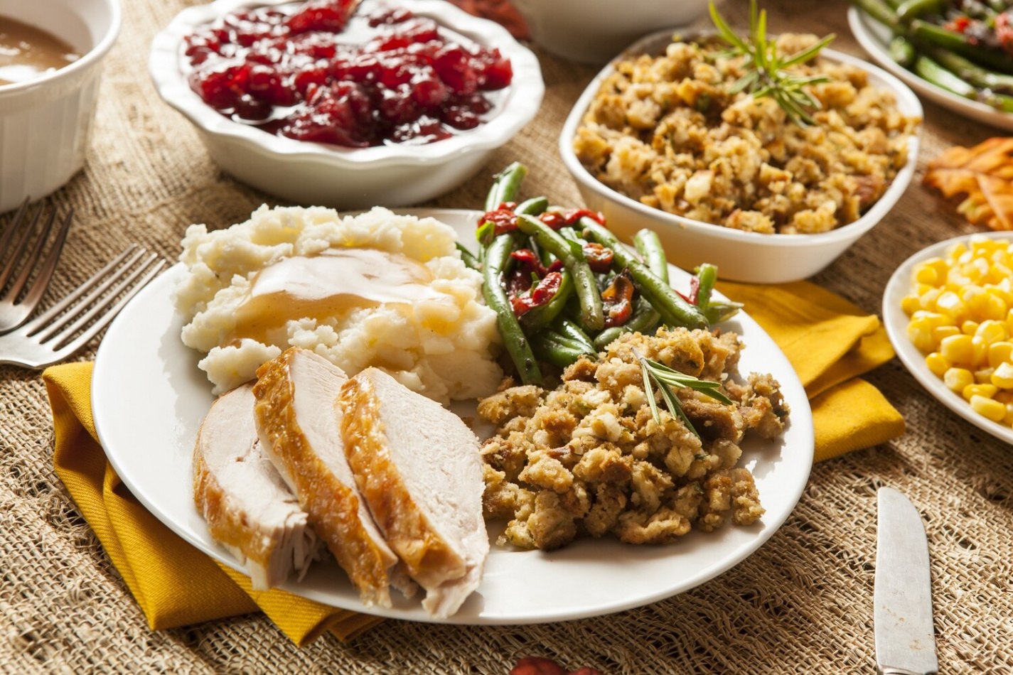 Complete Thanksgiving Dinner For -