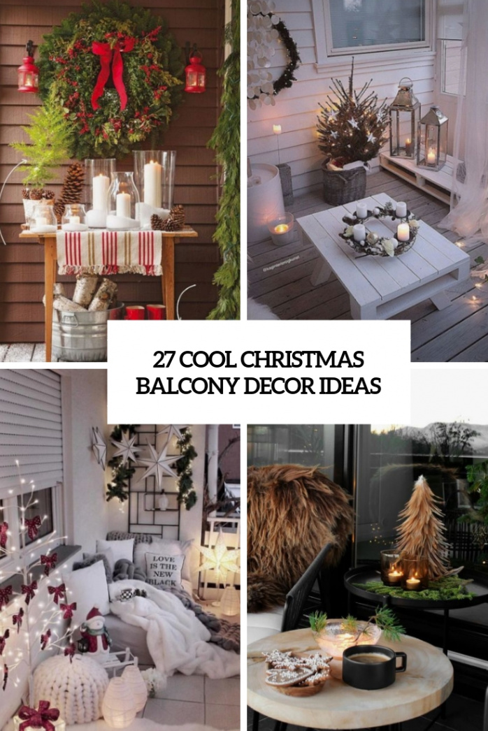 Cool Christmas Balcony Décor Ideas - DigsDigs