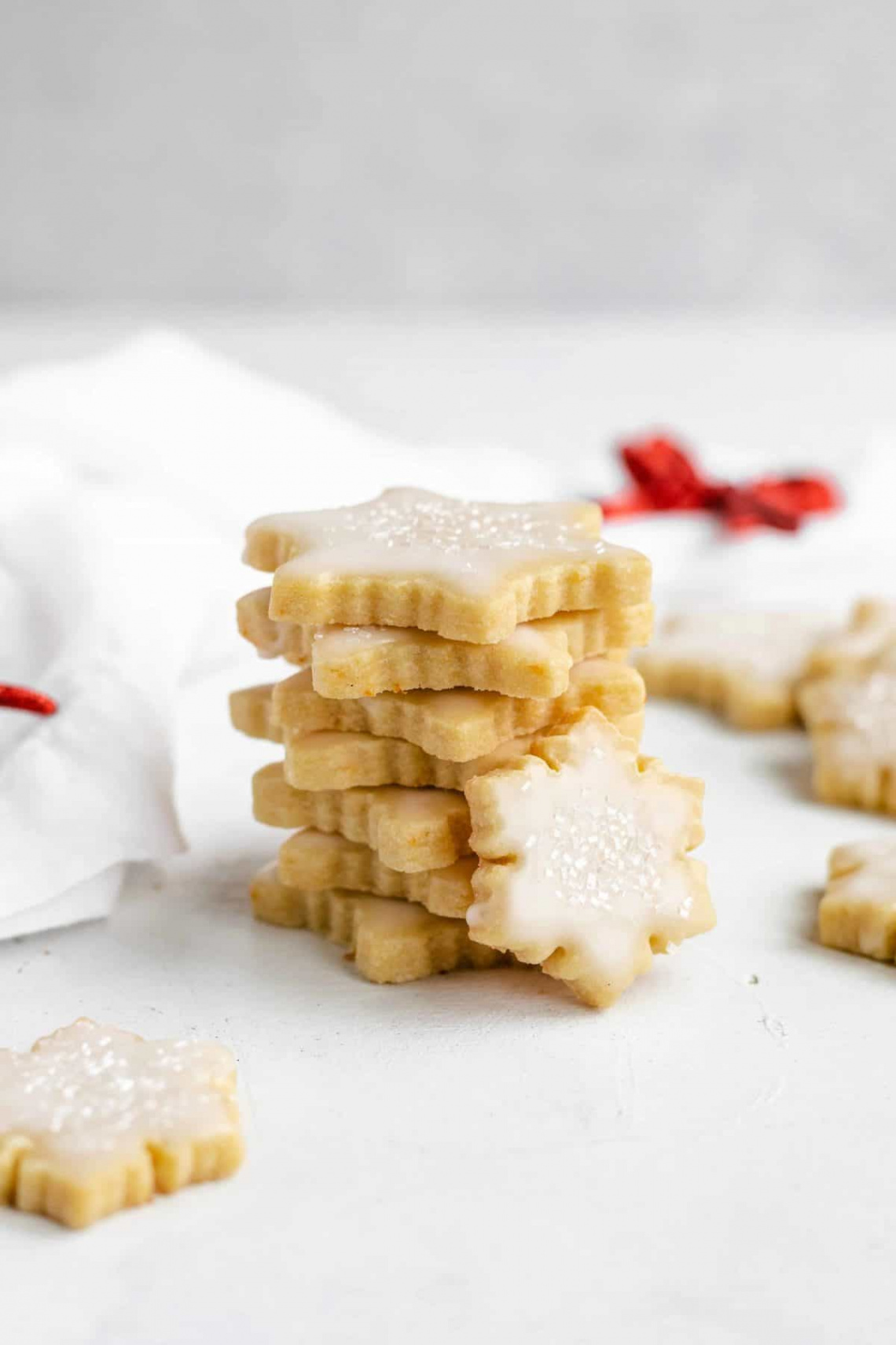 Cut Out Orange Sugar Cookies