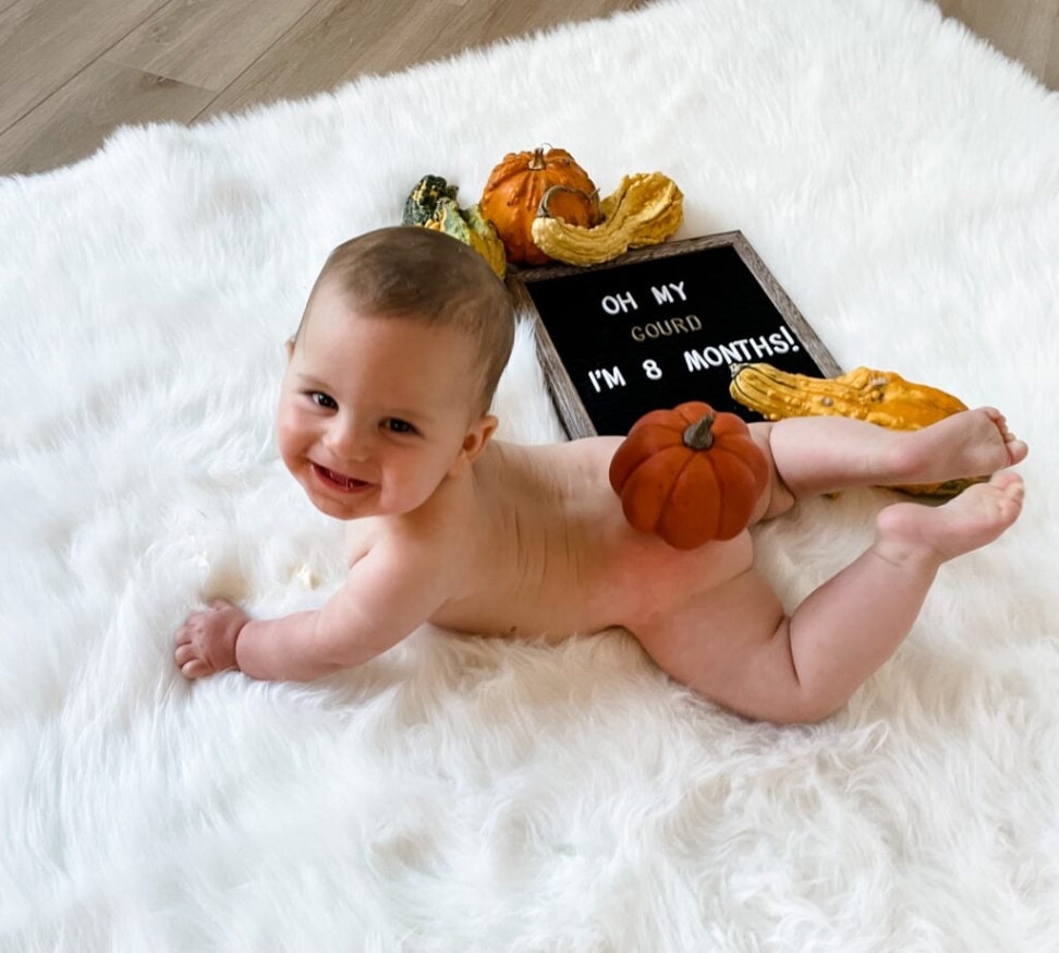 Cute Fall Baby Pictures That You Can Take Yourself - Just