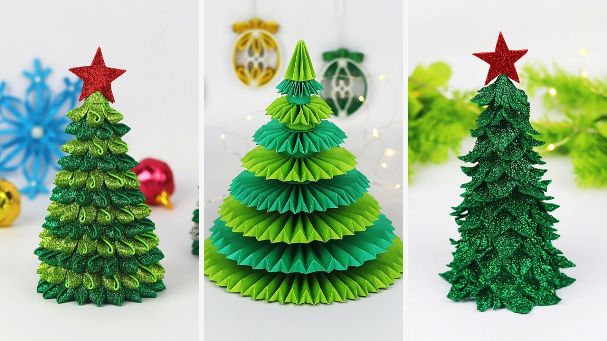 DIY  Amazing Paper Christmas Tree Making Ideas  How To Make D Christmas  Tree  Christmas Crafts