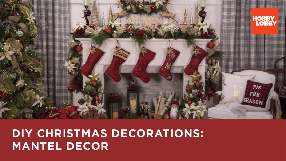 DIY Christmas Decorations: Mantel Decor  Hobby Lobby®