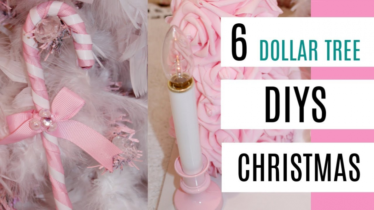 🎄 DIY DOLLAR TREE CHRISTMAS CRAFTS🎄PINK / SUGARPLUM HOLIDAY