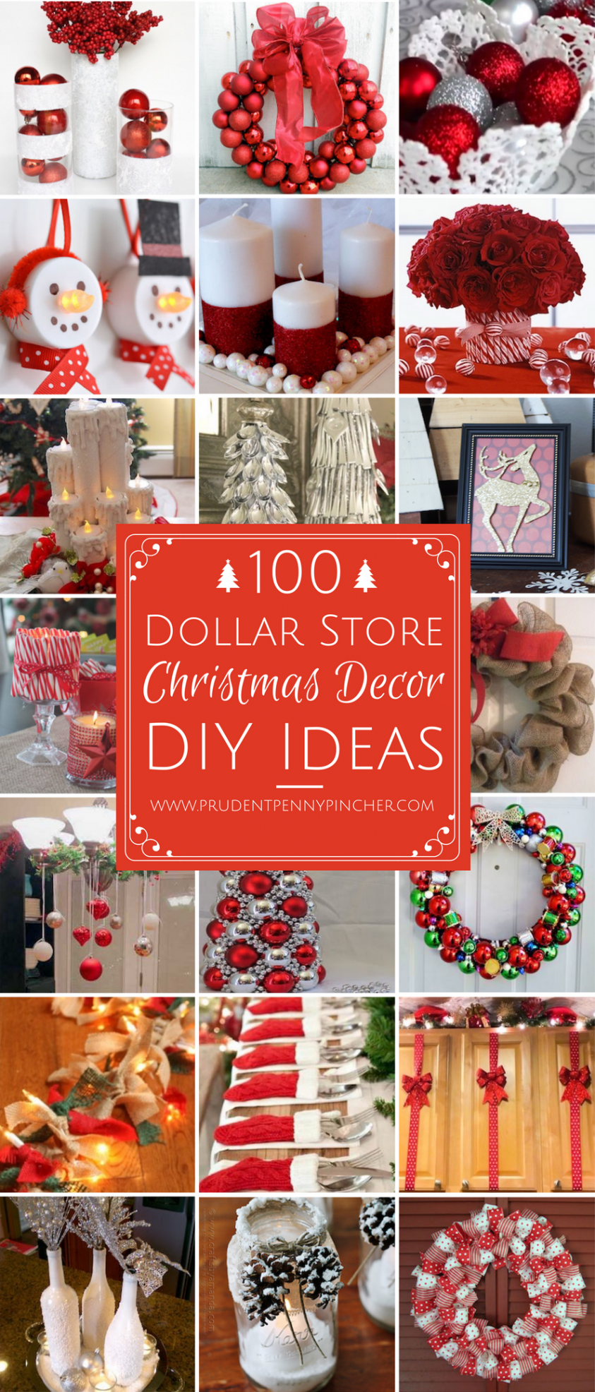 DIY Dollar Tree Christmas Decorations  Dollar store christmas