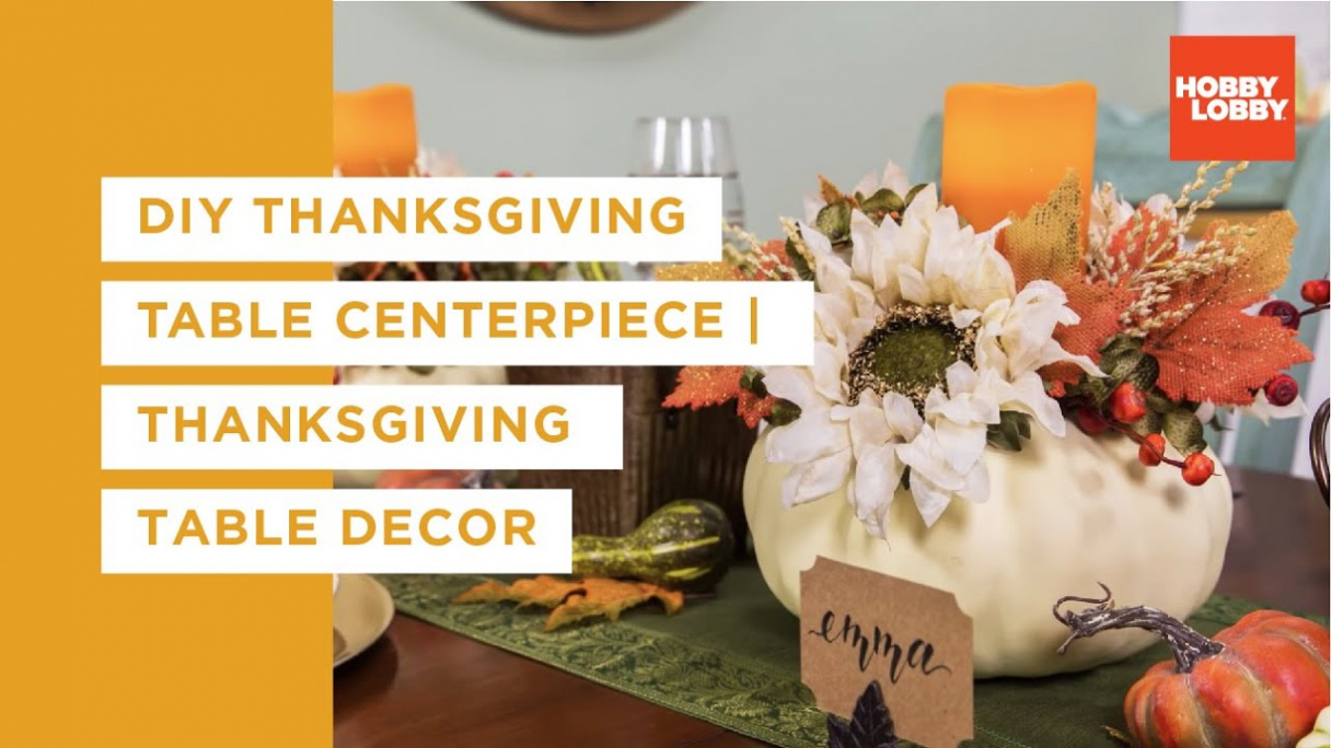 DIY Thanksgiving Table Centerpiece  Thanksgiving Table Decor  Hobby Lobby®