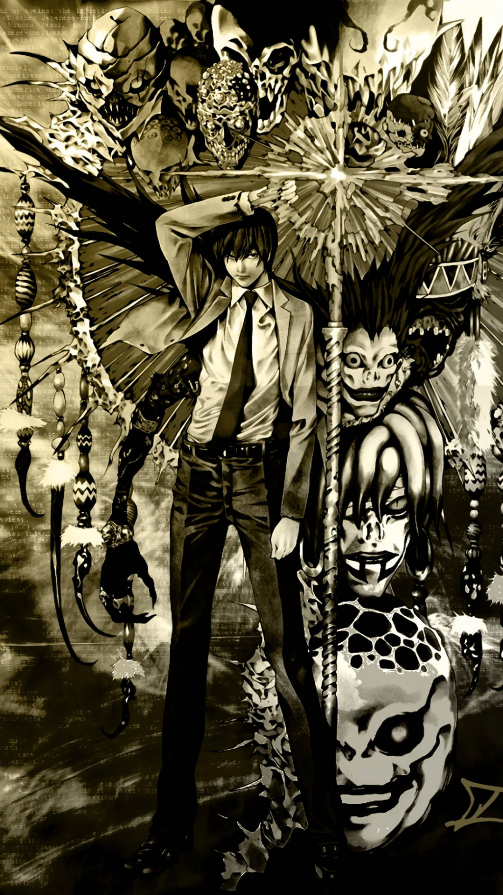 Download Light On Poster Death Note iPhone Wallpaper  Wallpapers