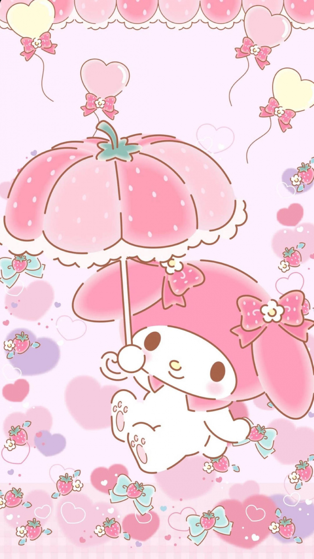 Download My Melody Cute IPhone Wallpaper  Wallpapers