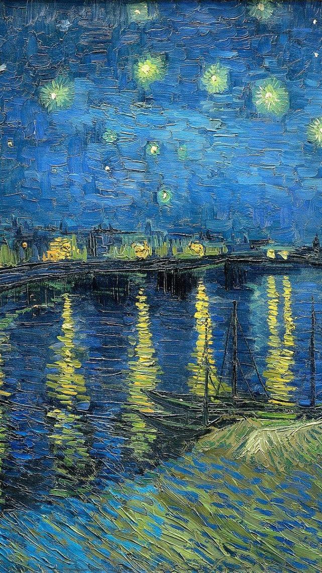 Download premium image of Van Gogh iPhone wallpaper, HD background