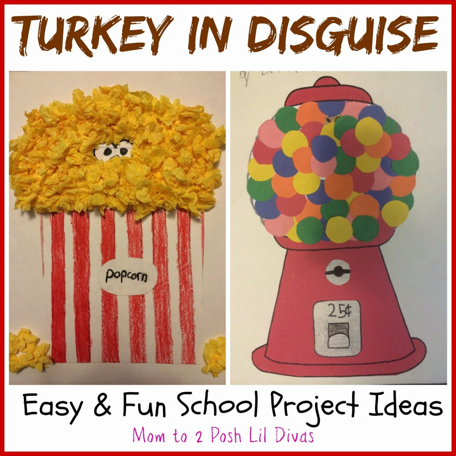 Easy and Fun Turkey in Disguise Projects