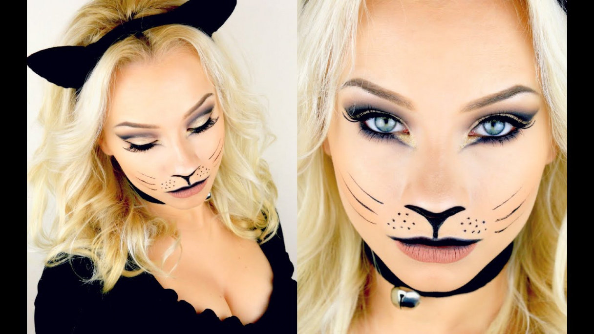 Easy Cat Halloween Makeup Ideas & Tutorials of   Glamour