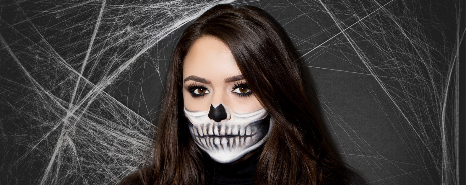 Easy Skeleton Makeup Tutorial: Perfect Half Skull How-To  Glamour