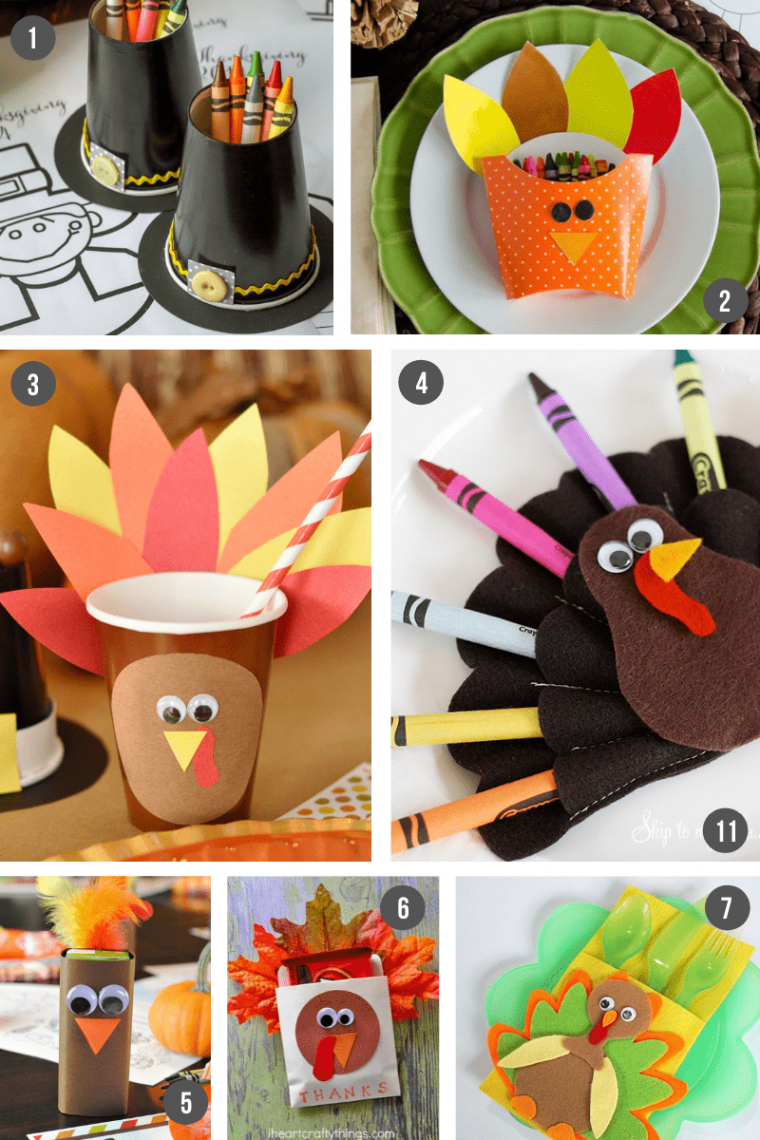 Easy Thanksgiving Crafts for Kids to Make - what moms love