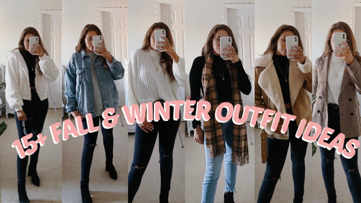 + FALL & WINTER OUTFIT IDEAS  LOOKBOOK