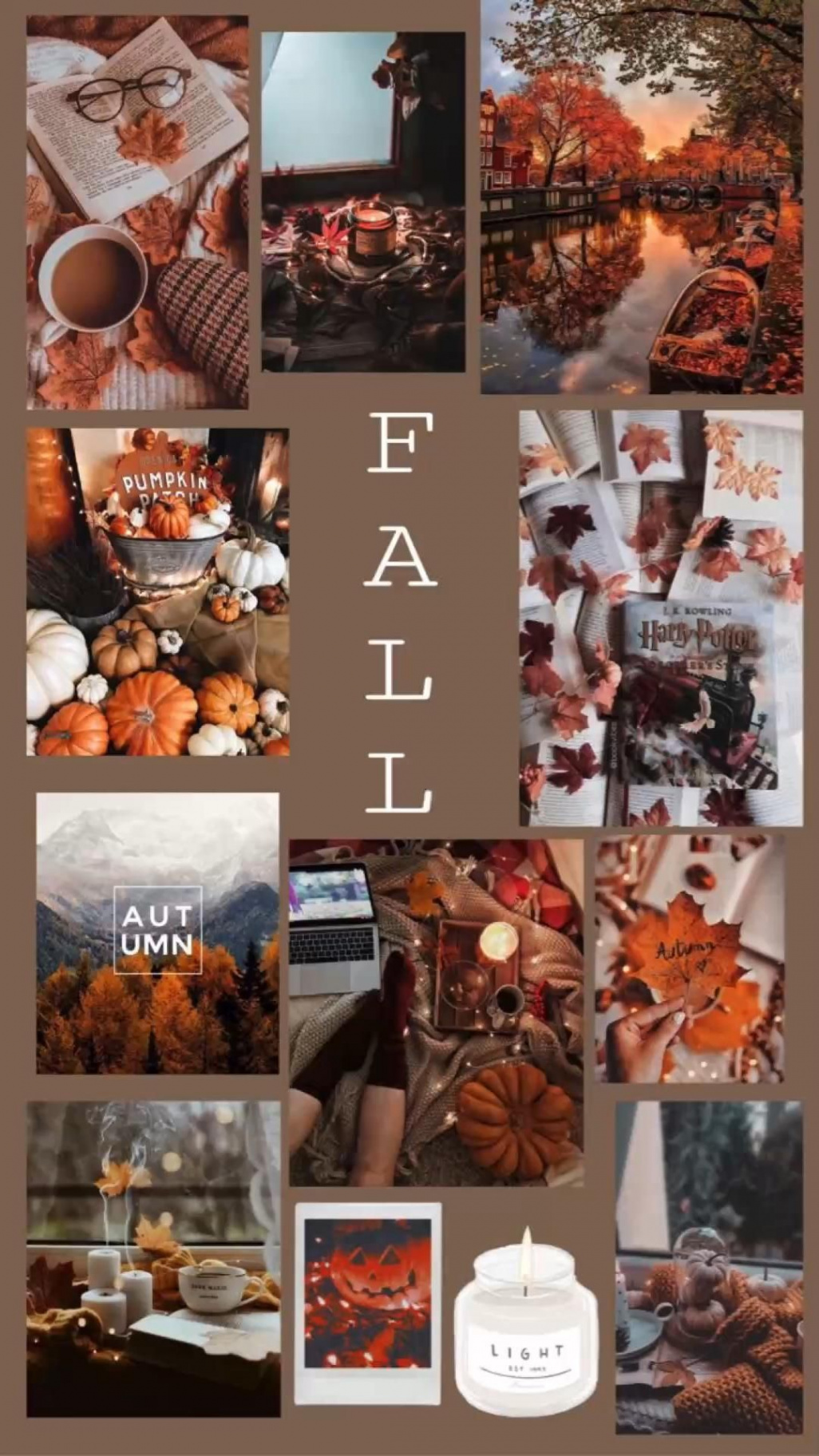 Fall Wallpaper Backgrounds iPhone  Cozy Autumn  Fall Aesthetic Collage