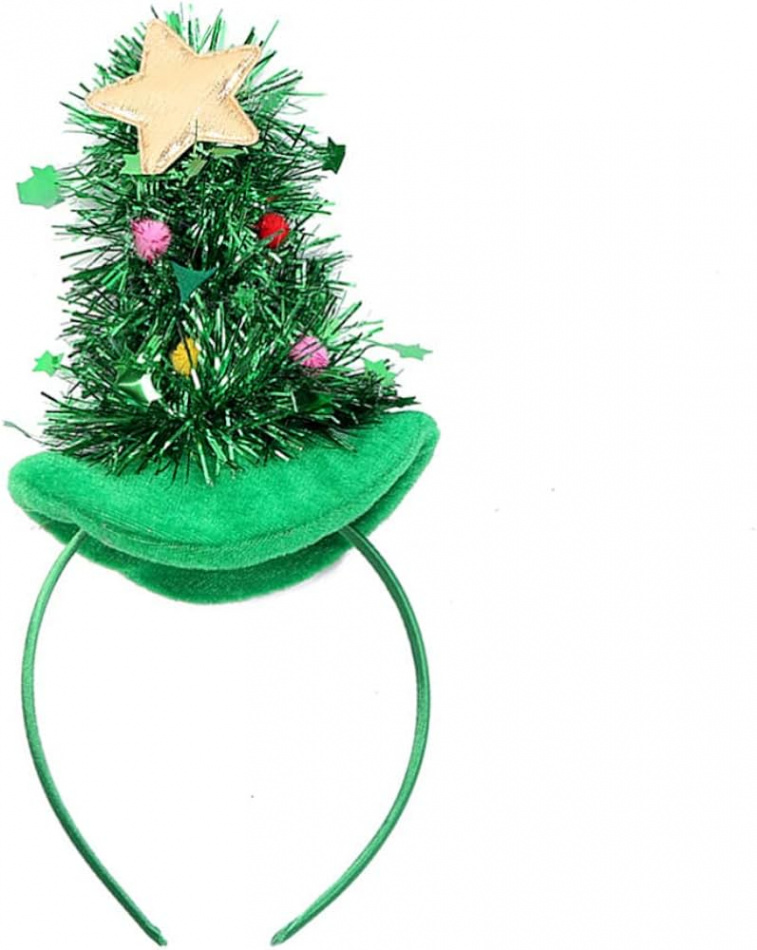 FOMIYES Christmas Tree Headbands, Christmas Tree Headpiece, Tree Headband  Christmas for Children and Adults