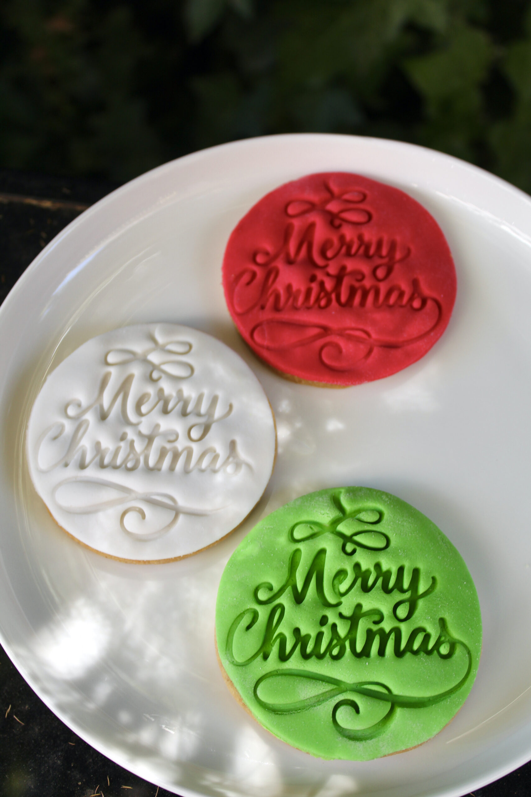 Fondant Christmas Cookies – Bakerholics Anonymous