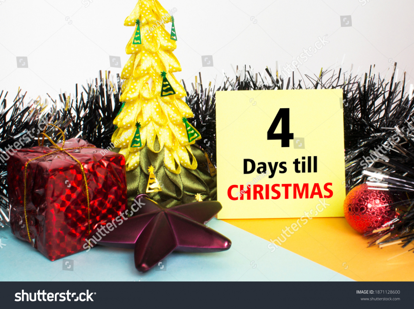 Four Day Till Christmas Images, Stock Photos, D objects