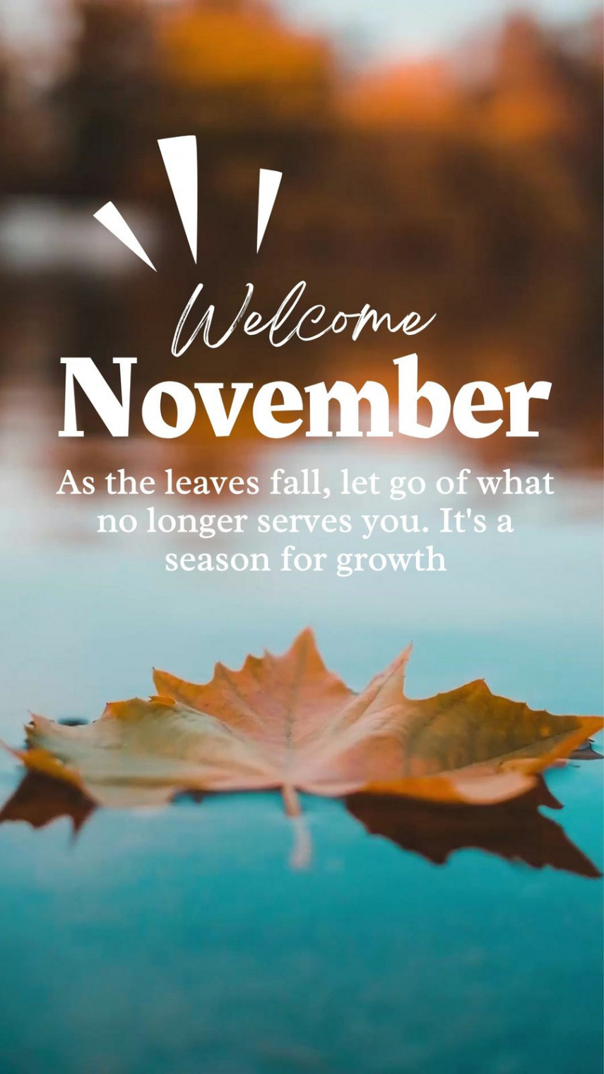 Free and customizable november templates