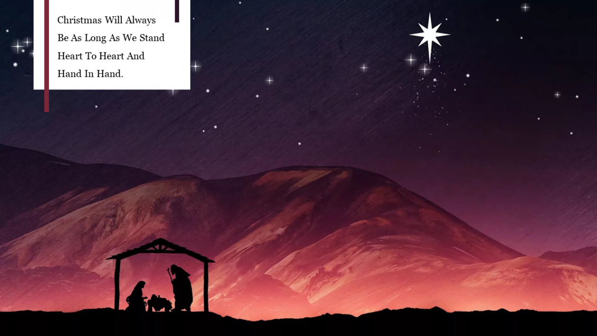 Free Christian Christmas PowerPoint and Google Slides