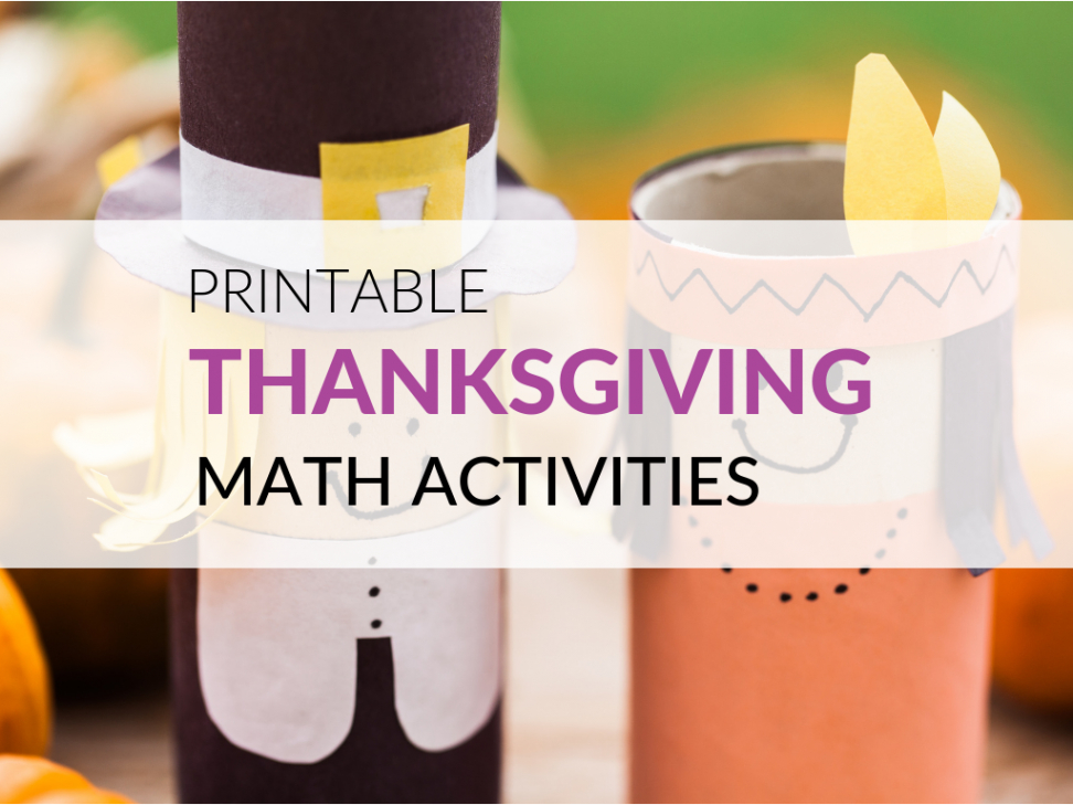 Free Thanksgiving Math Activities & Worksheets, Grades –