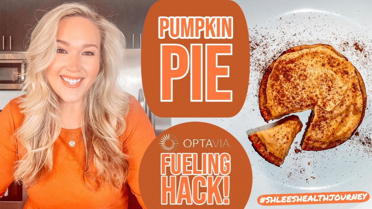 FUELING HACKS // OPTAVIA THANKSGIVING PUMPKIN PIE #shleeshealthjourney