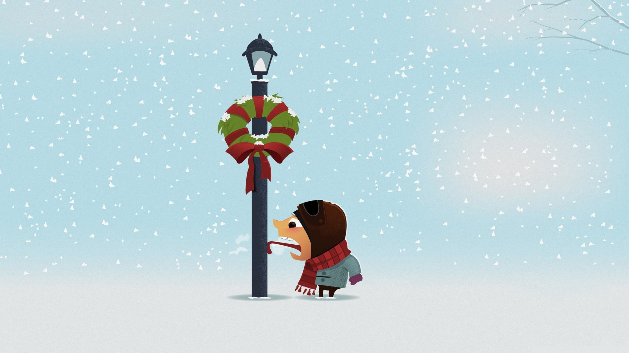 Funny Winter Holidays HD desktop wallpaper : Widescreen : High