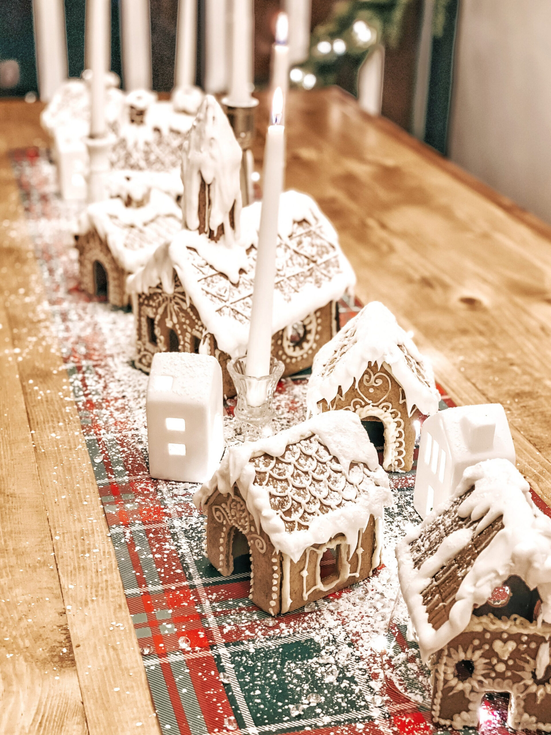 Gingerbread House Recipe & Tablescape  Elegant and Simple