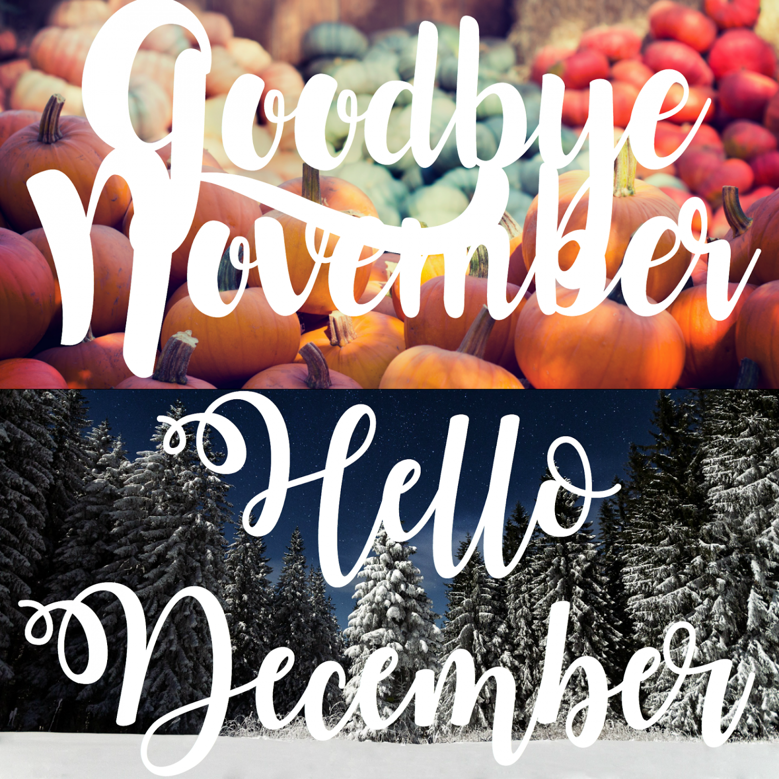 Goodbye November, Hello December