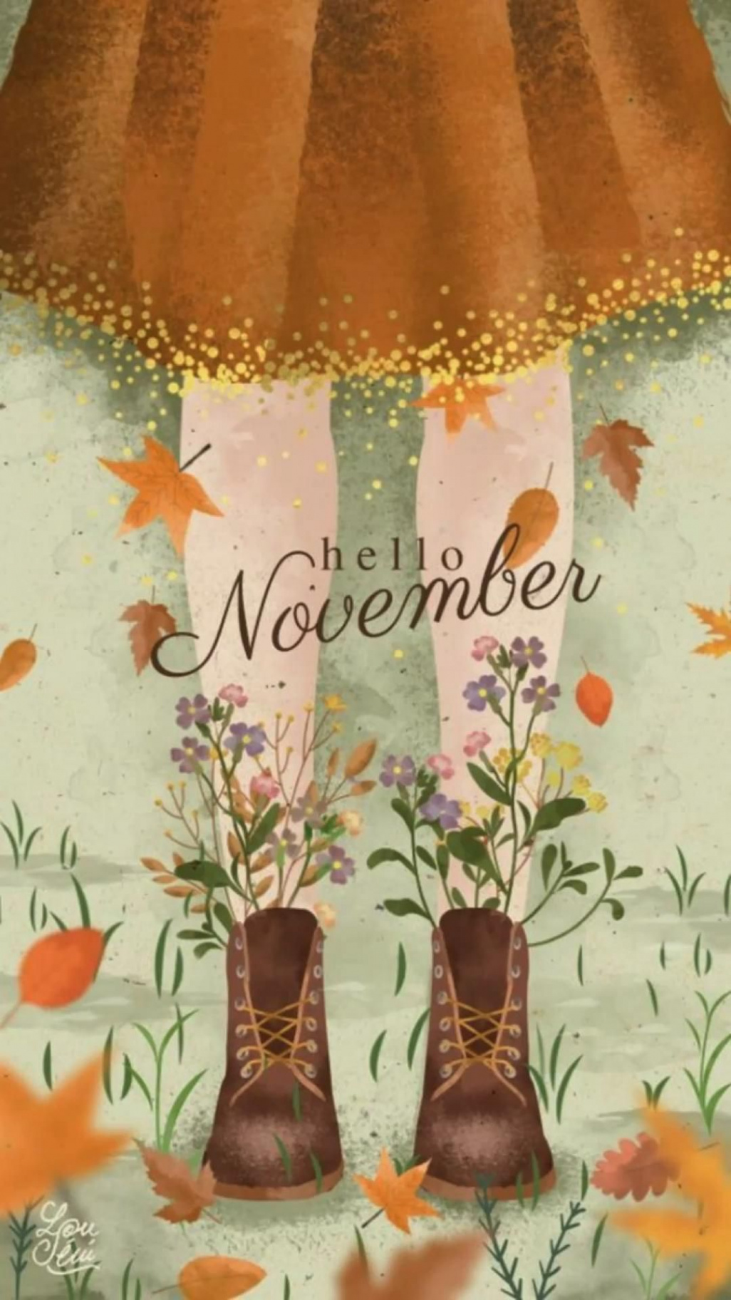 Happy November!  November wallpaper, Fall wallpaper, Hello november