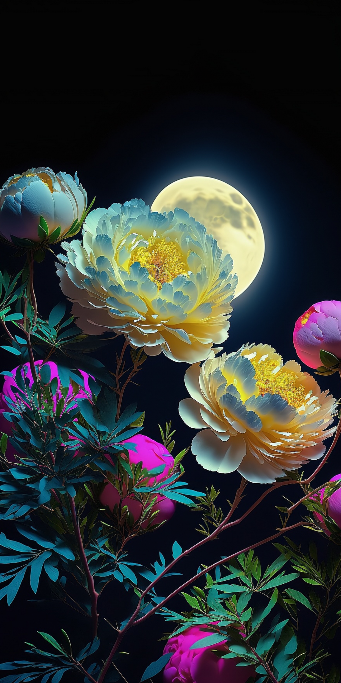 HDR flower wallpapers for iPhone