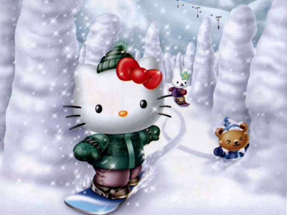 Hello Kitty Christmas Backgrounds - Wallpaper Cave