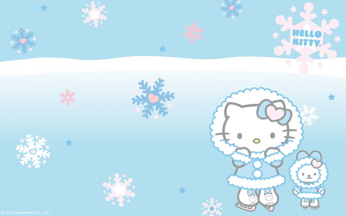 hello kitty winter – Le petit nuage rose  Hello kitty cartoon