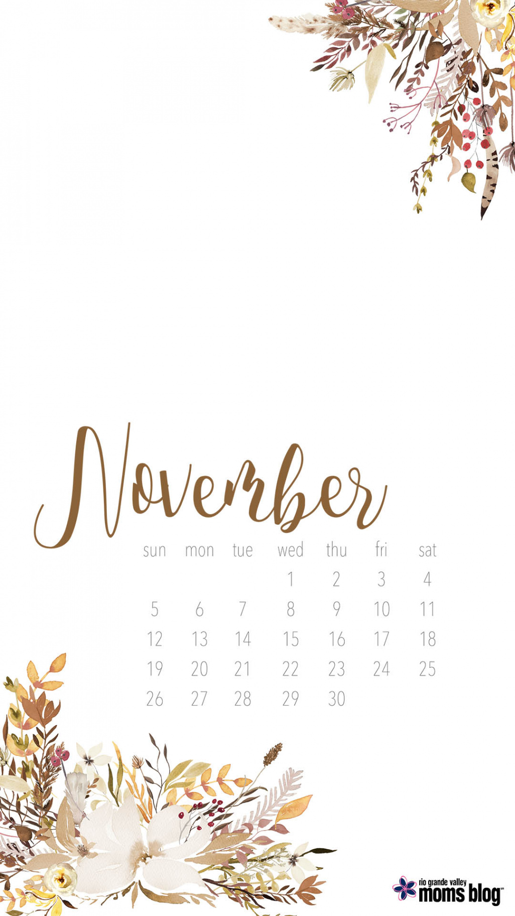 Hello November! Calendar and Printables