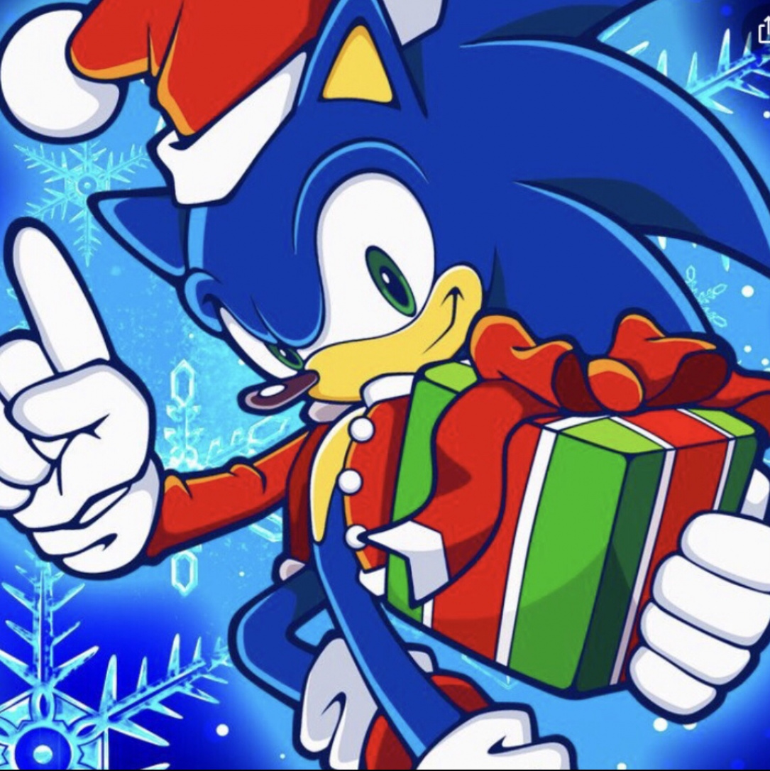 I changed my pfp to Christmas Sonic