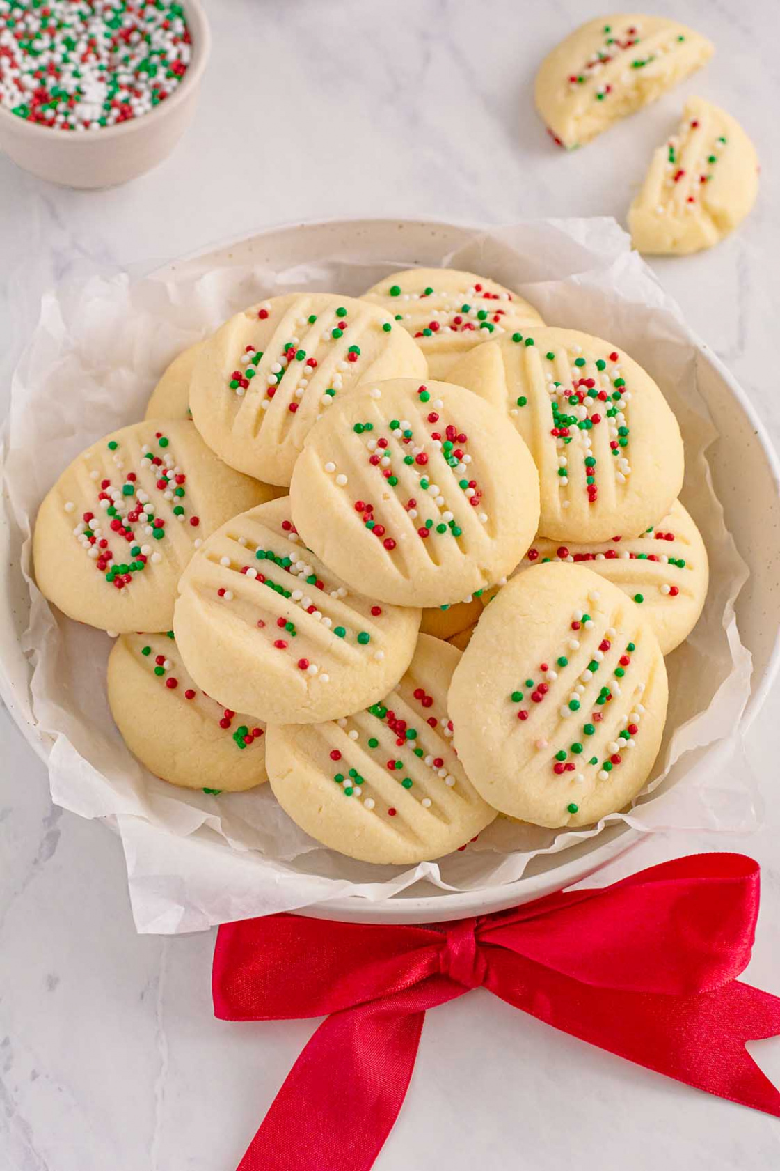 Ingredient Shortbread Cookies